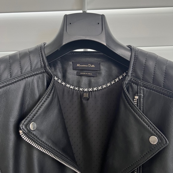 Leather Jacket XS - Massimo Dutti - Picture 2 of 11